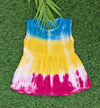 "Soft Muslin Baby Frock – Premium Tie-Dye Design (0-6 Months)"