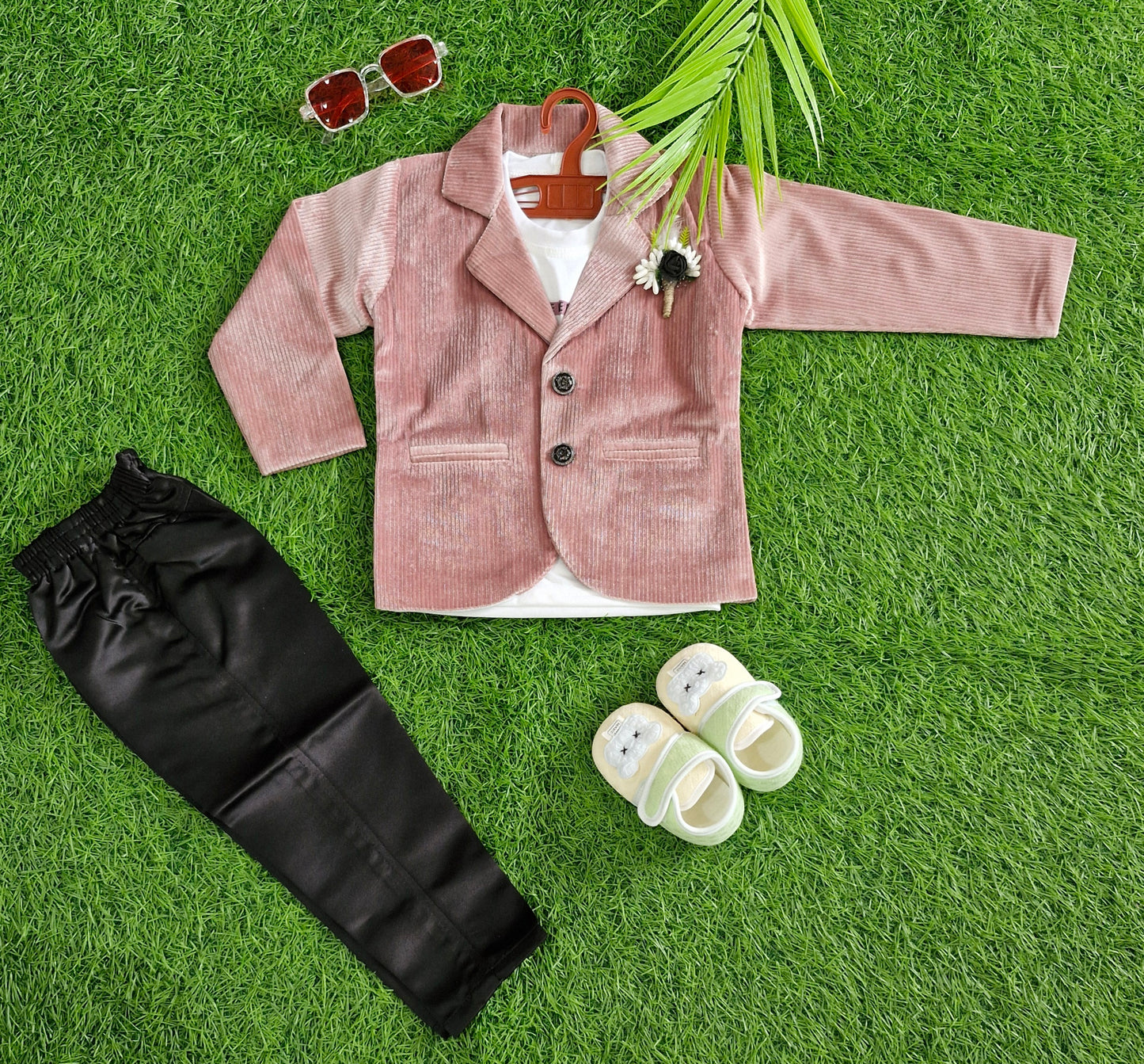 Christmas Special Ediso velvet coat suit