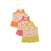 3 Pack Printed Frocks-Cotton