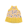 Animal Kingdom Cotton Frock - Yellow