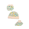 Cap Mitten Set - Nature's Charm Print