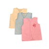 3 Pack Buttoned Cotton Jabla