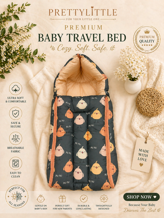 Premium Muslin Baby Carry Nest – Soft Breathable Big Size (best one dispatched)