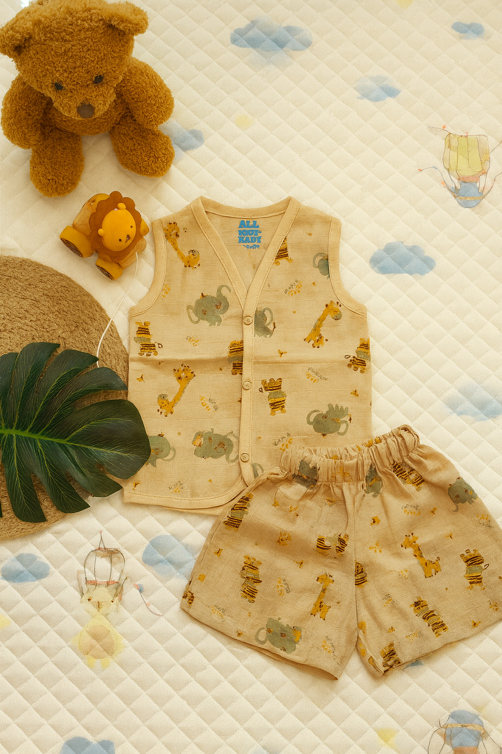 Play Nest premium Muslin Co-Ord Set