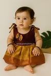 Cute Baby pattu Frock (0-6M)