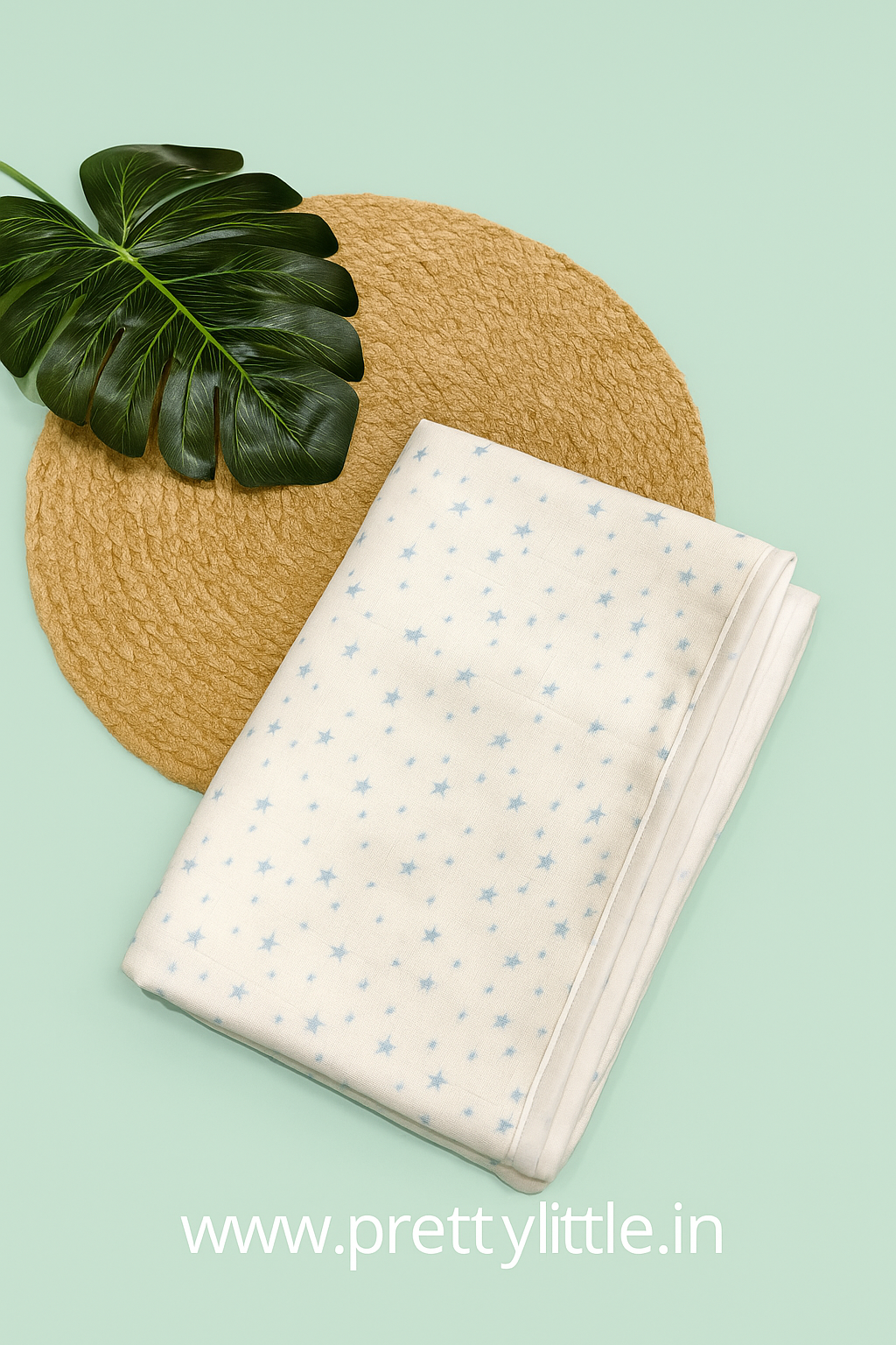 Pack of 3 Double Layer Muslin Swaddles - Soft & Breathable Cotton (Copy)