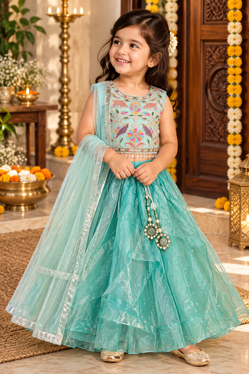 Aarika Festive Lehenga Set | Girls Ethnic Wear ✨