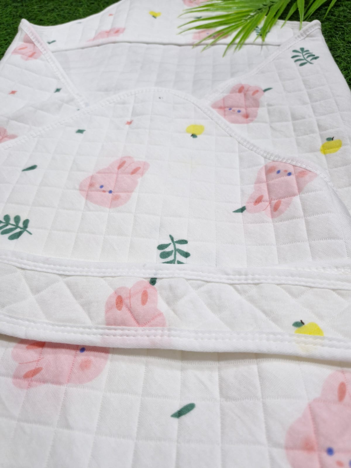 Premium Muslin Baby Wrapper with Secure Belt – Gentle & Breathable(best one dispatched)