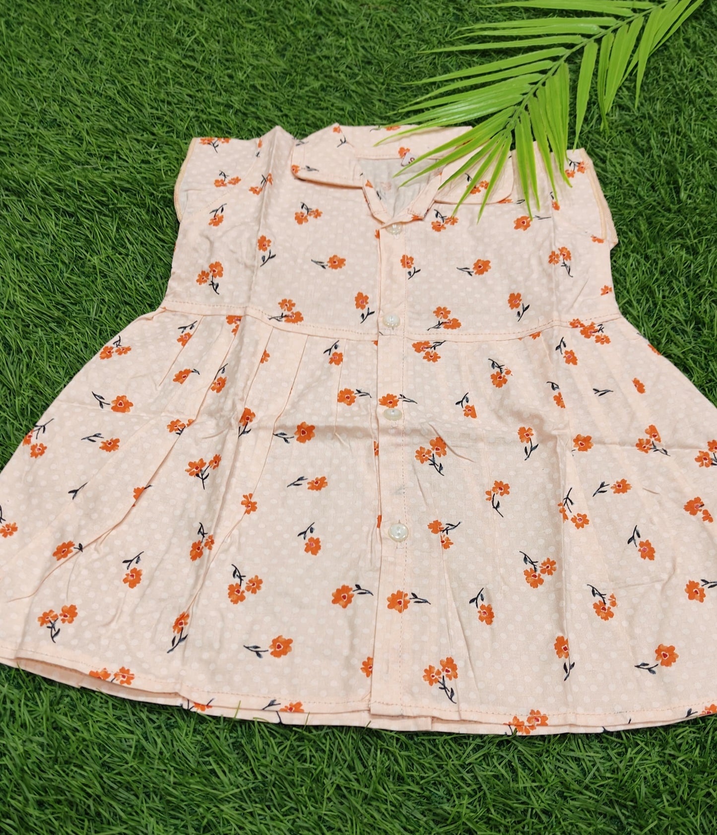 Adorable Printed Collar Dress – Combo Pack for Little Fashionistas (0-3 Years)