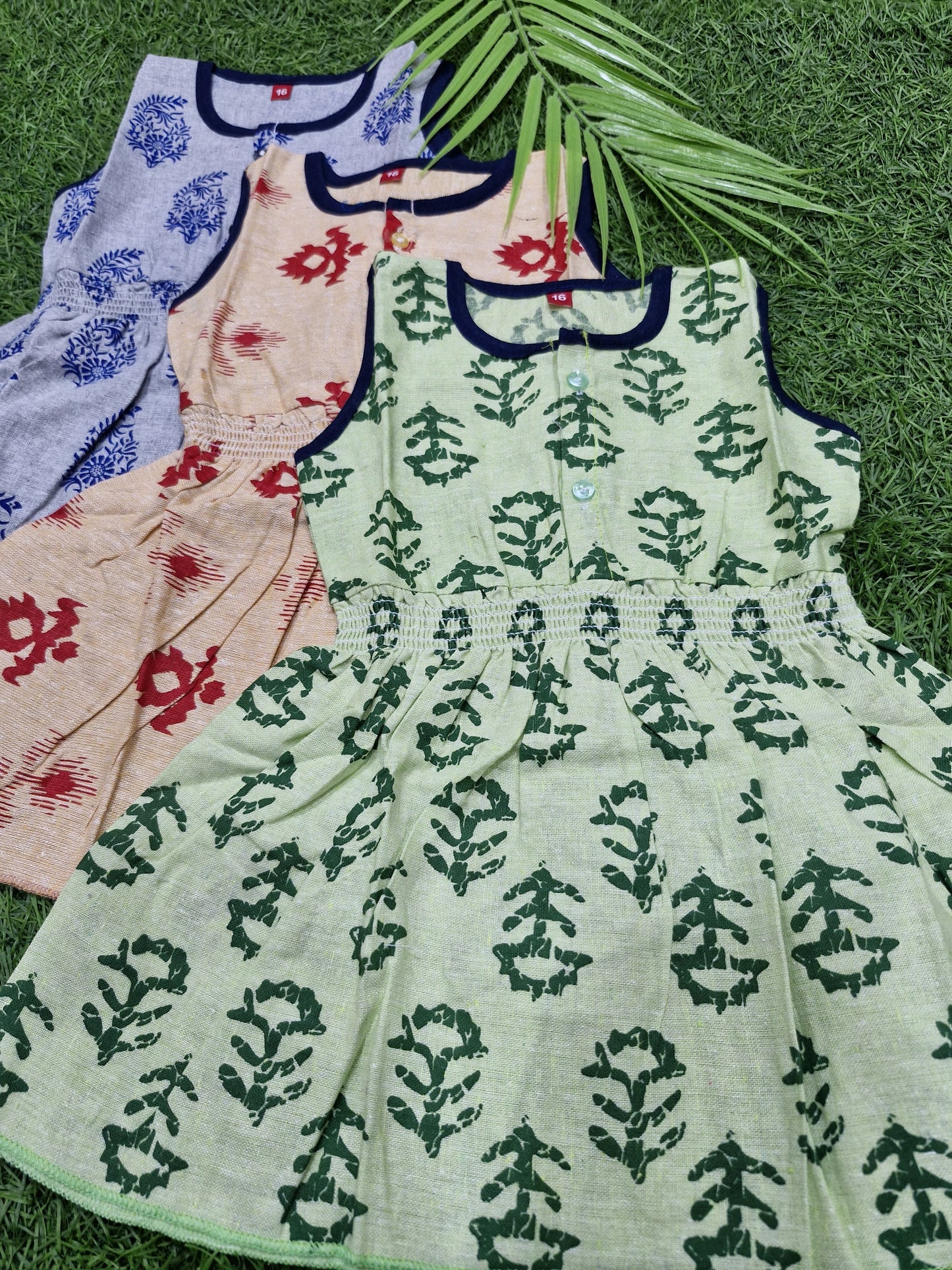 Combo summer Cotton belt Frock – Stylish & Comfortable (best 3 dispatched)