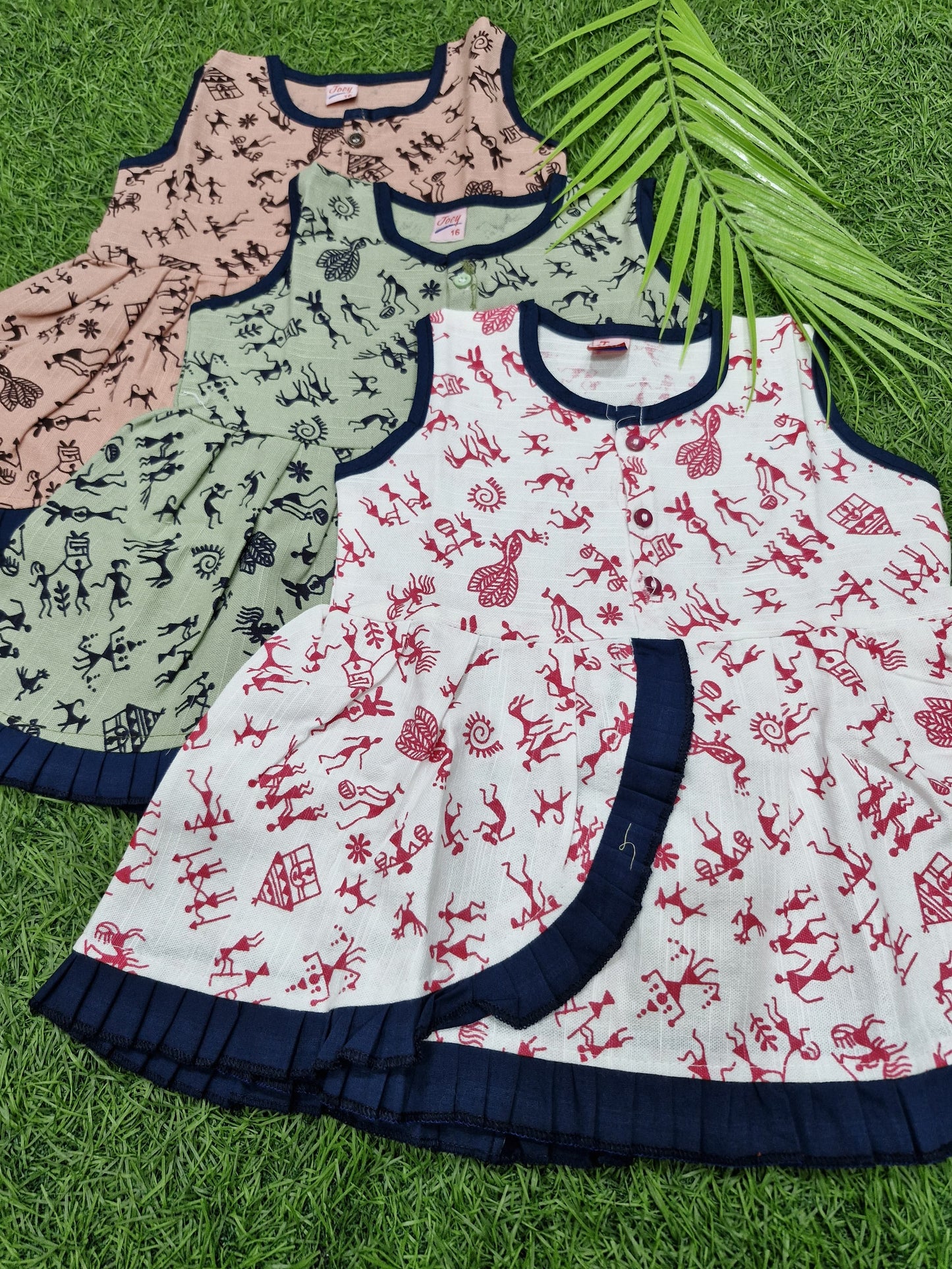 Combo summer Cotton frill Frock – Stylish & Comfortable (best 3 dispatched)