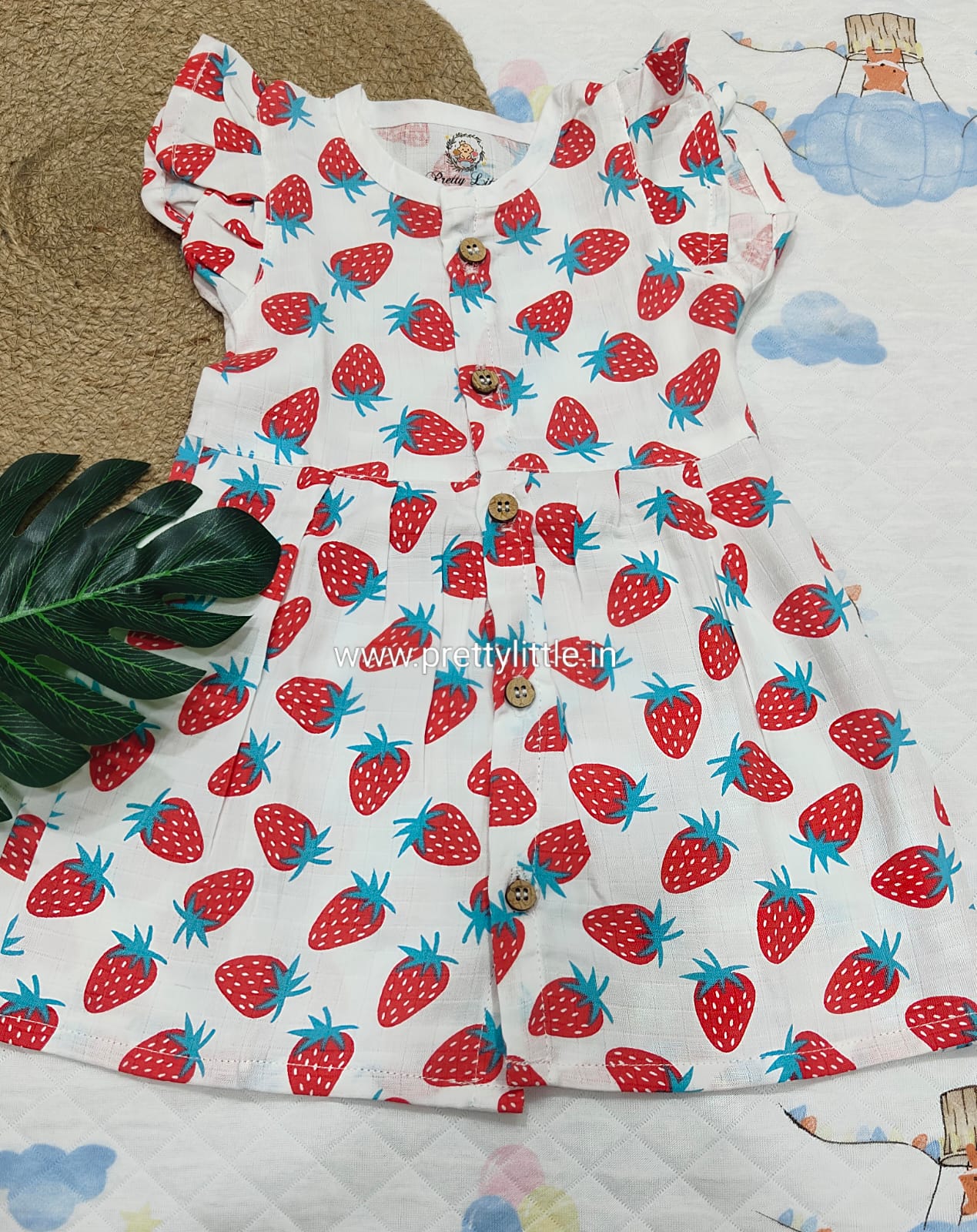 Soft Muslin Baby Frock – Happy Prints, Comfy Fit(Best Combo Dispatched