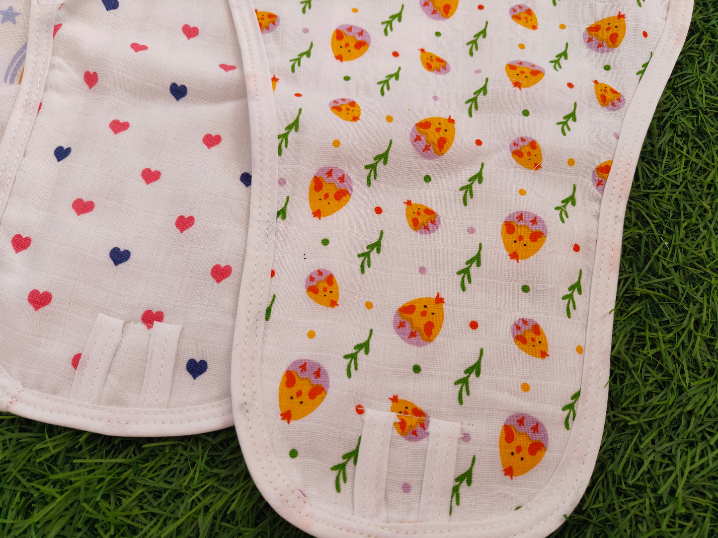 Muslin Cloth Nappy Combo Pack (Set of 5) - Soft, Breathable, and Reusable for Newborns
