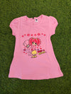 Doll & Girl Print T-Shirt for Girls