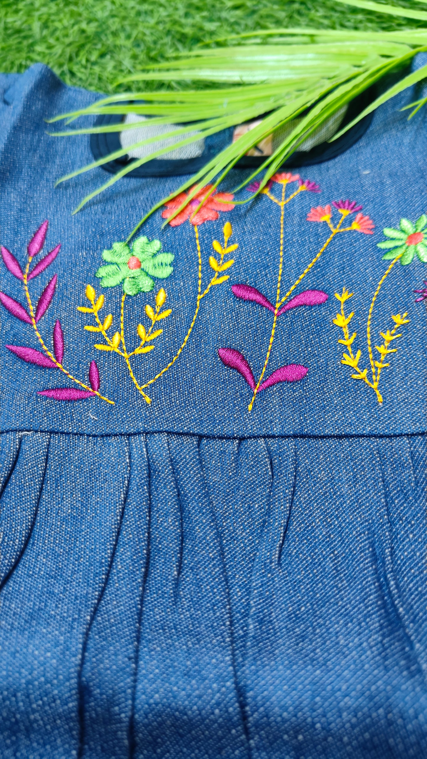 Summer Denim Frock for Babies(best 1 dispatched)