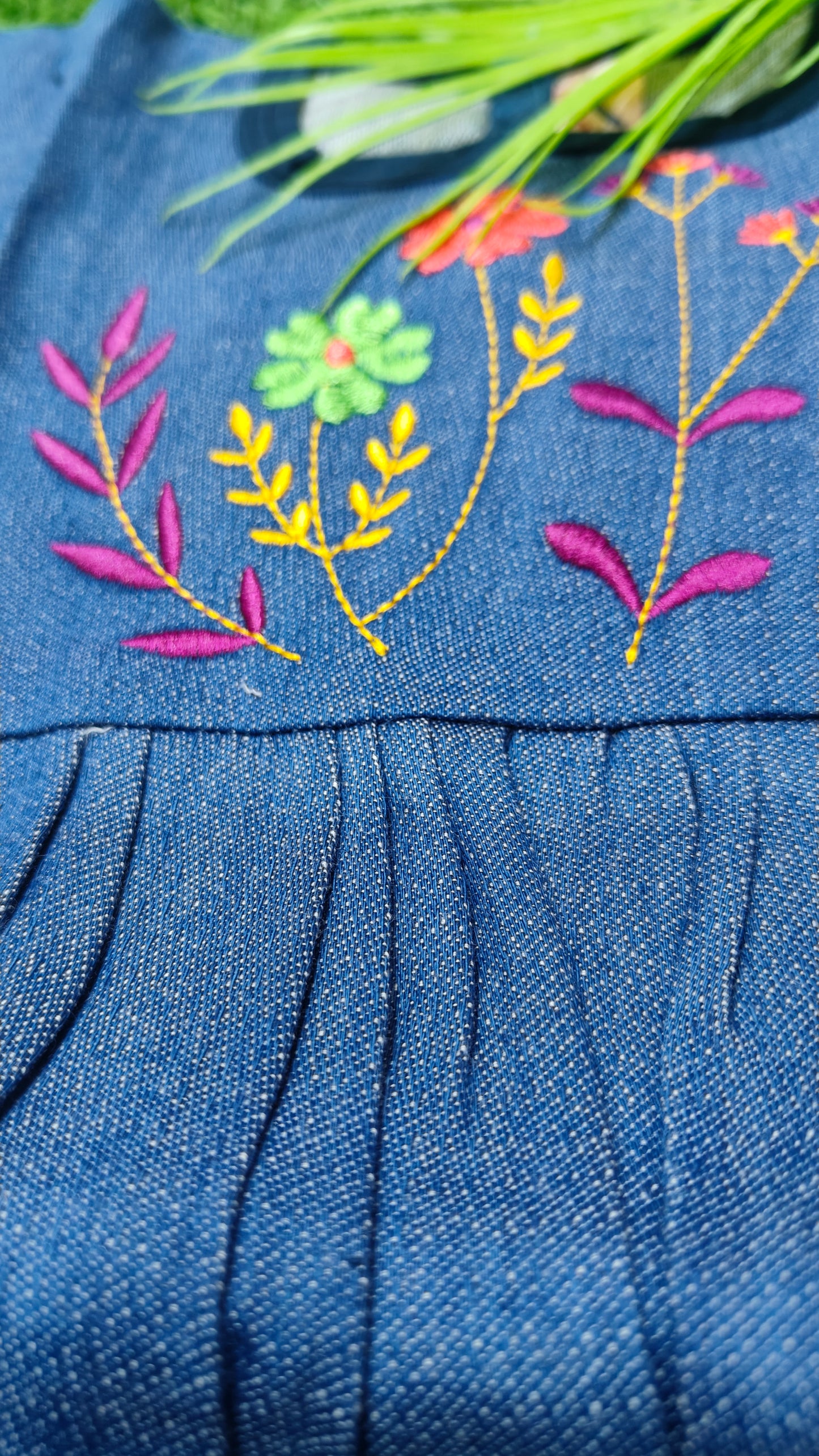 Summer Denim Frock for Babies(best 1 dispatched)