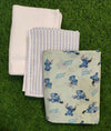 Pack of 3 Double Layer Muslin Swaddles - Soft & Breathable Cotton
