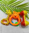 Baby Rattle & Teether Set (3 Pcs) - Fun & Soothing