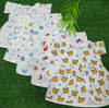 Muslin frock combo pack (best 5 dispatched)(0-8m)