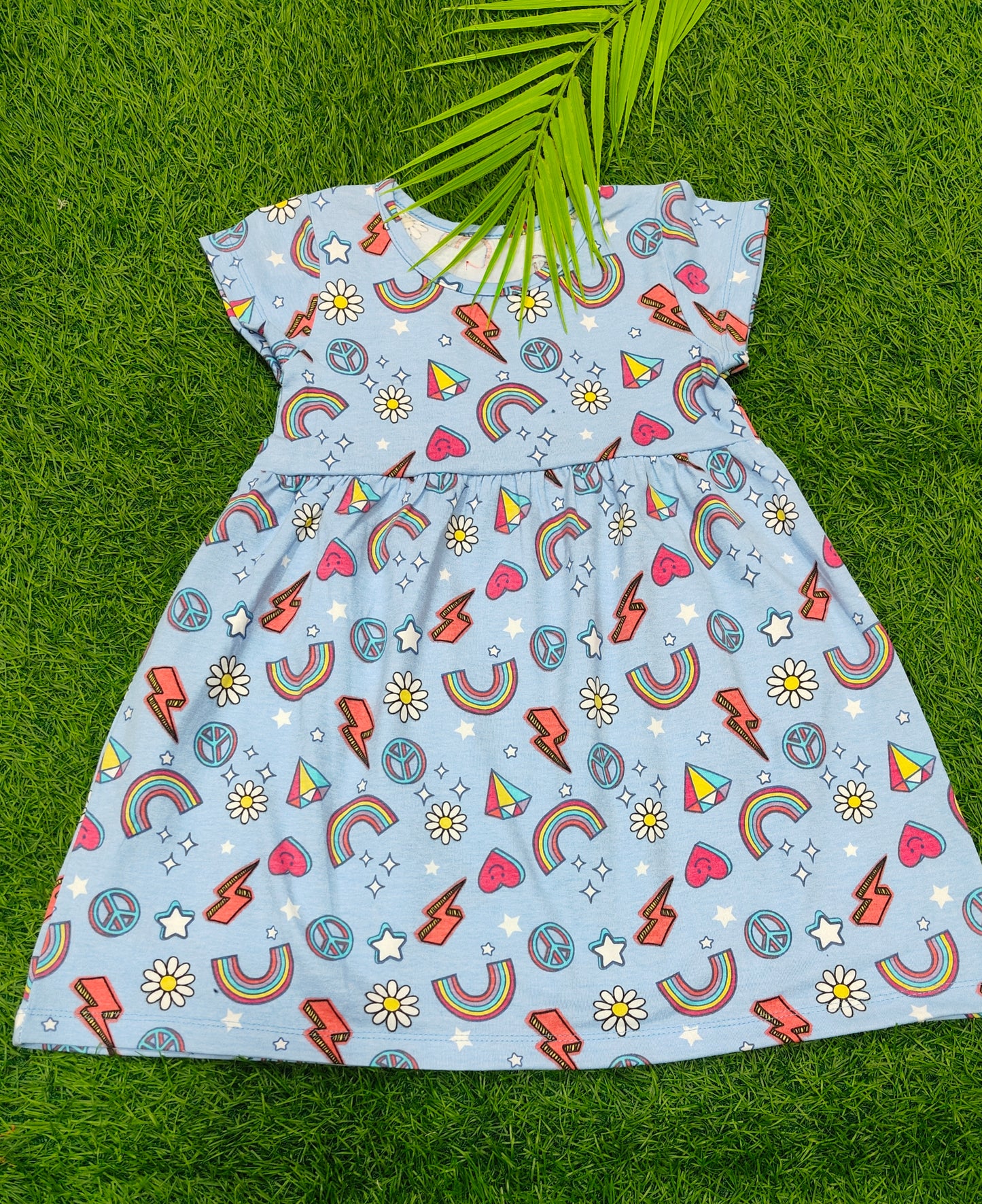 Comfy Summer Frock – Soft & Stylish Dress for Girls (9M to 3 yr)