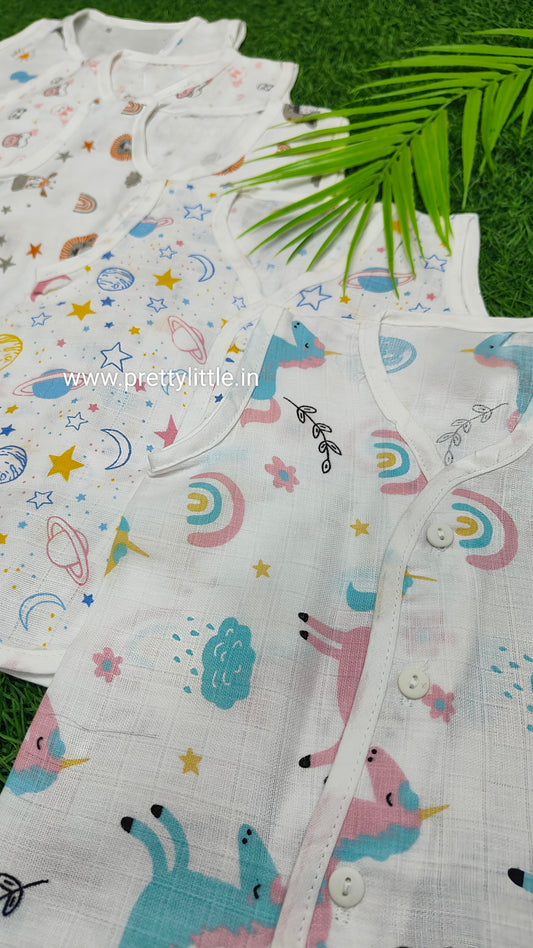 Combo Pack of Muslin Jablas for Babies ( best 5 dispatched)