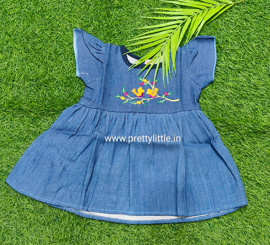 Summer Denim Frock for Babies(best 1 dispatched)