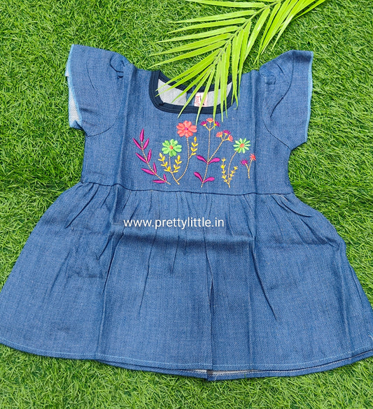 Summer Denim Frock for Babies(best 1 dispatched)