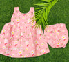 Adorable Cotton Sleeveless Frock with Bloomer – 0-1 Year (best 1 dispatched)