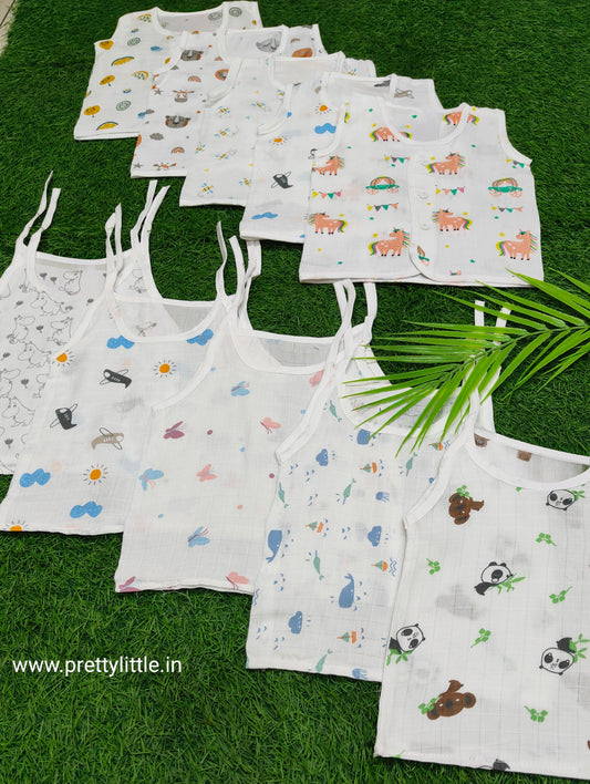 Combo Pack of Muslin Jablas for Babies ( best 10 dispatched)