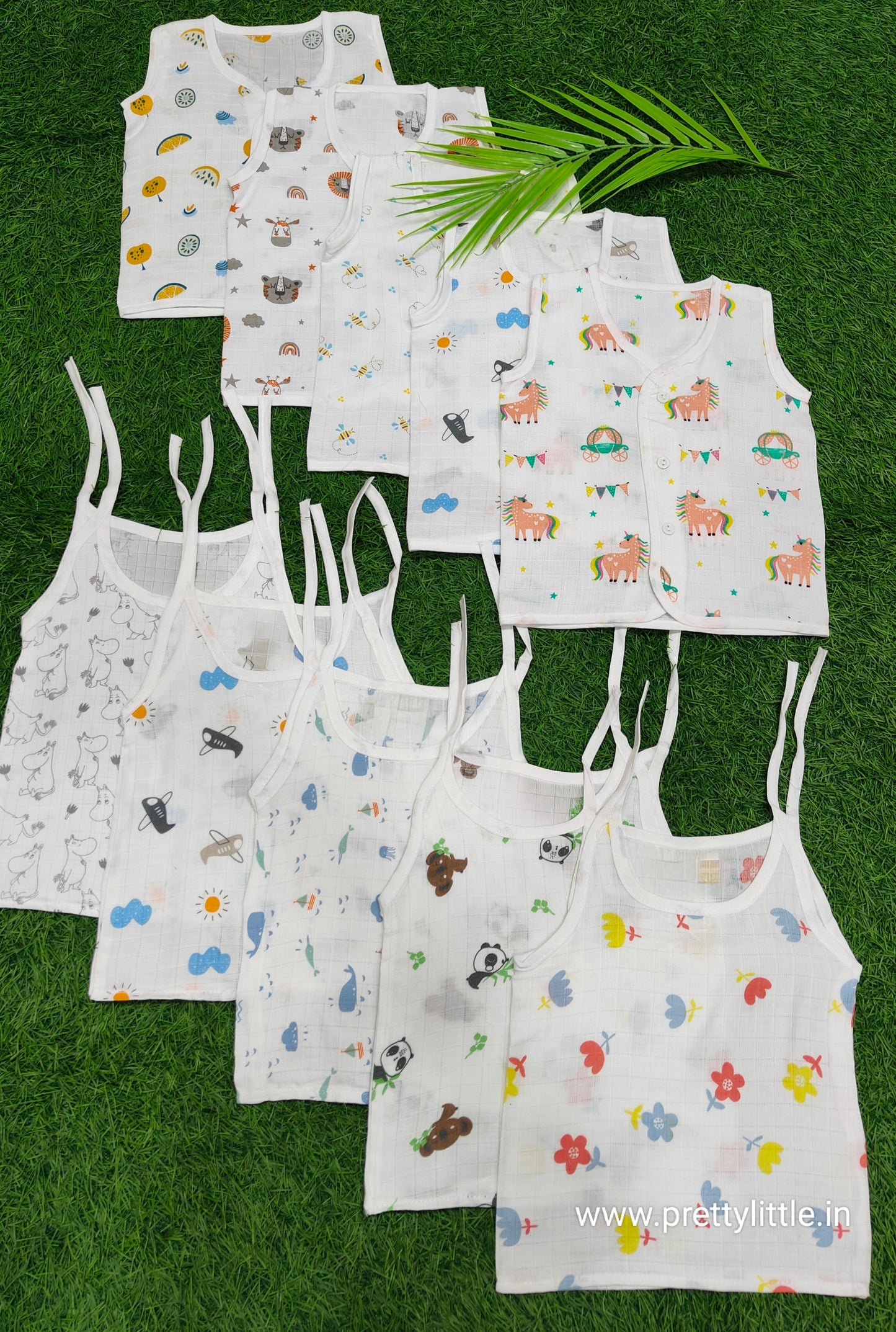 Combo Pack of Muslin Jablas for Babies ( best 10 dispatched)