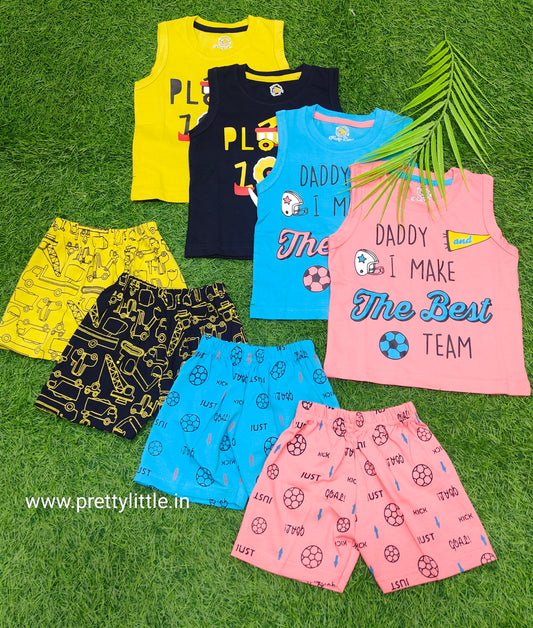 Summer Cool Co-ords – Breezy, Comfy & Adorably Stylish!" (Pack of 8)