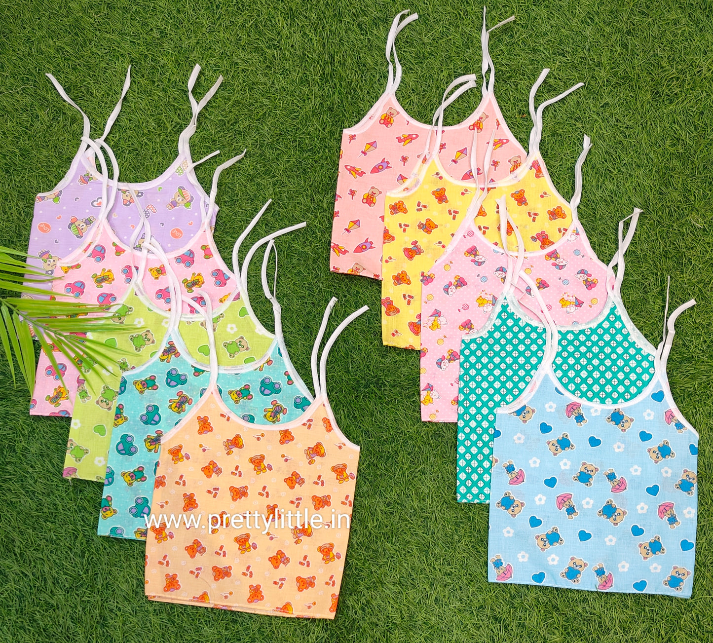 TinyHugs Cotton Top Knot Jabla Value Pack – 10pcs Just ₹250!( best 10 dispatched)