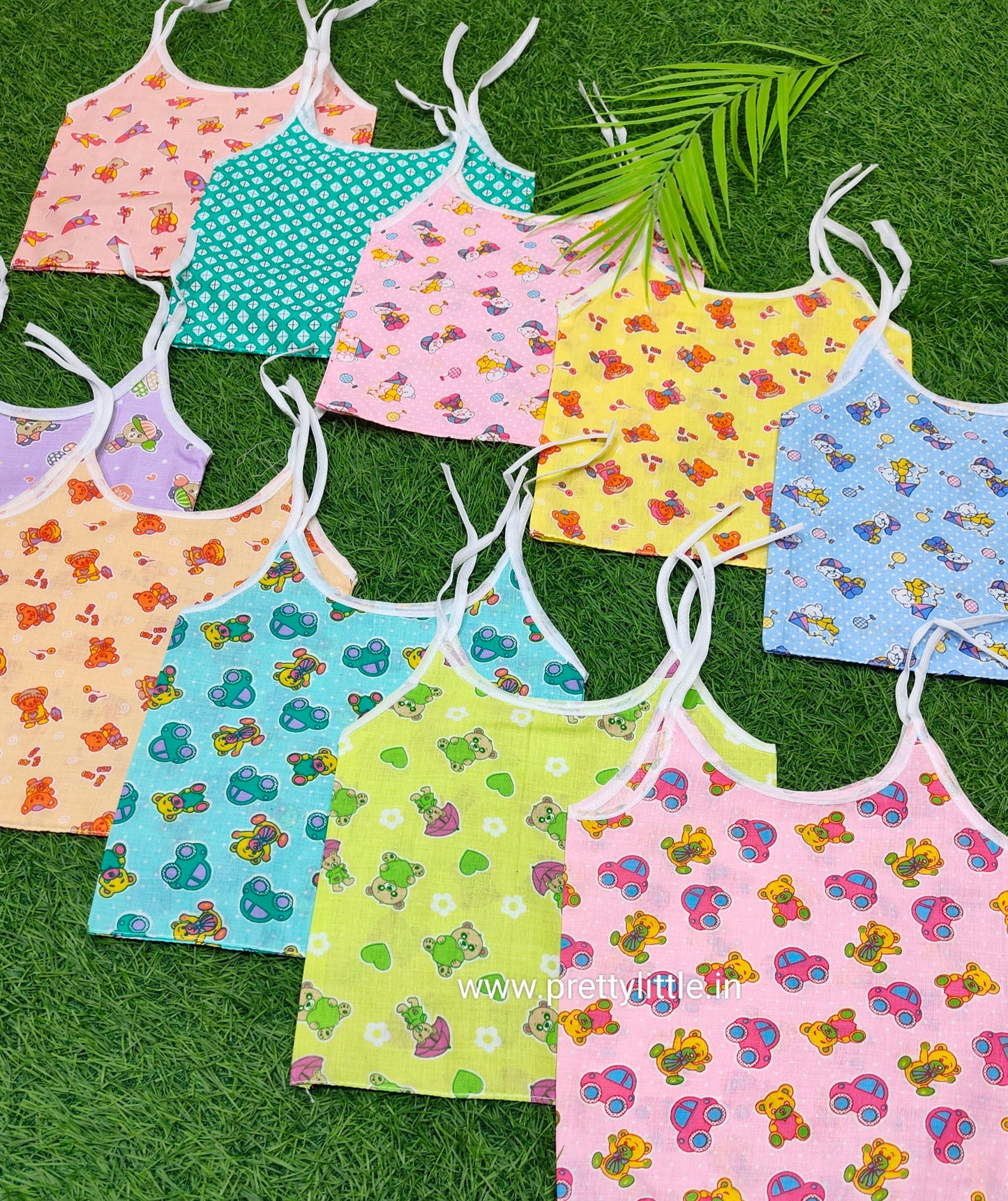 TinyHugs Cotton Top Knot Jabla Value Pack – 10pcs Just ₹250!( best 10 dispatched)