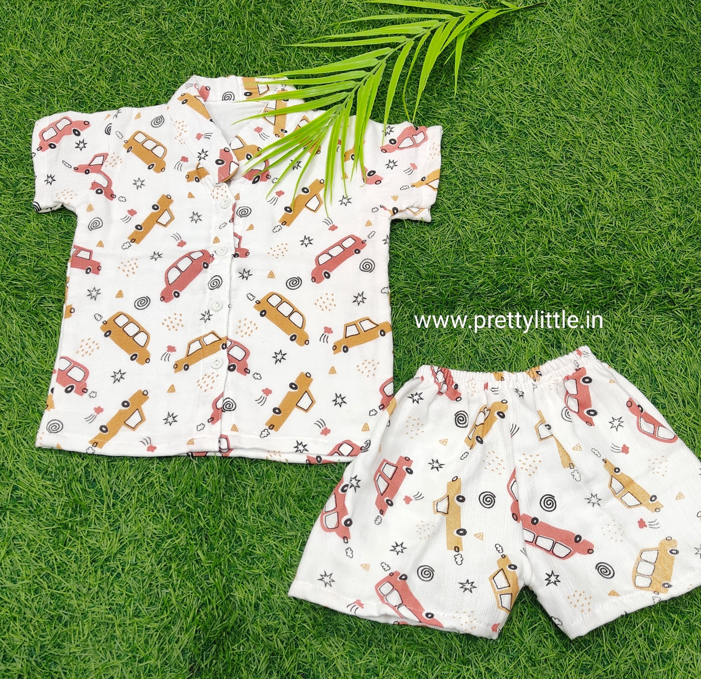 PureHug Muslin combo Summer Collar Set – Lightweight Love for Little Ones (0-18M)(best 3 dispatched)