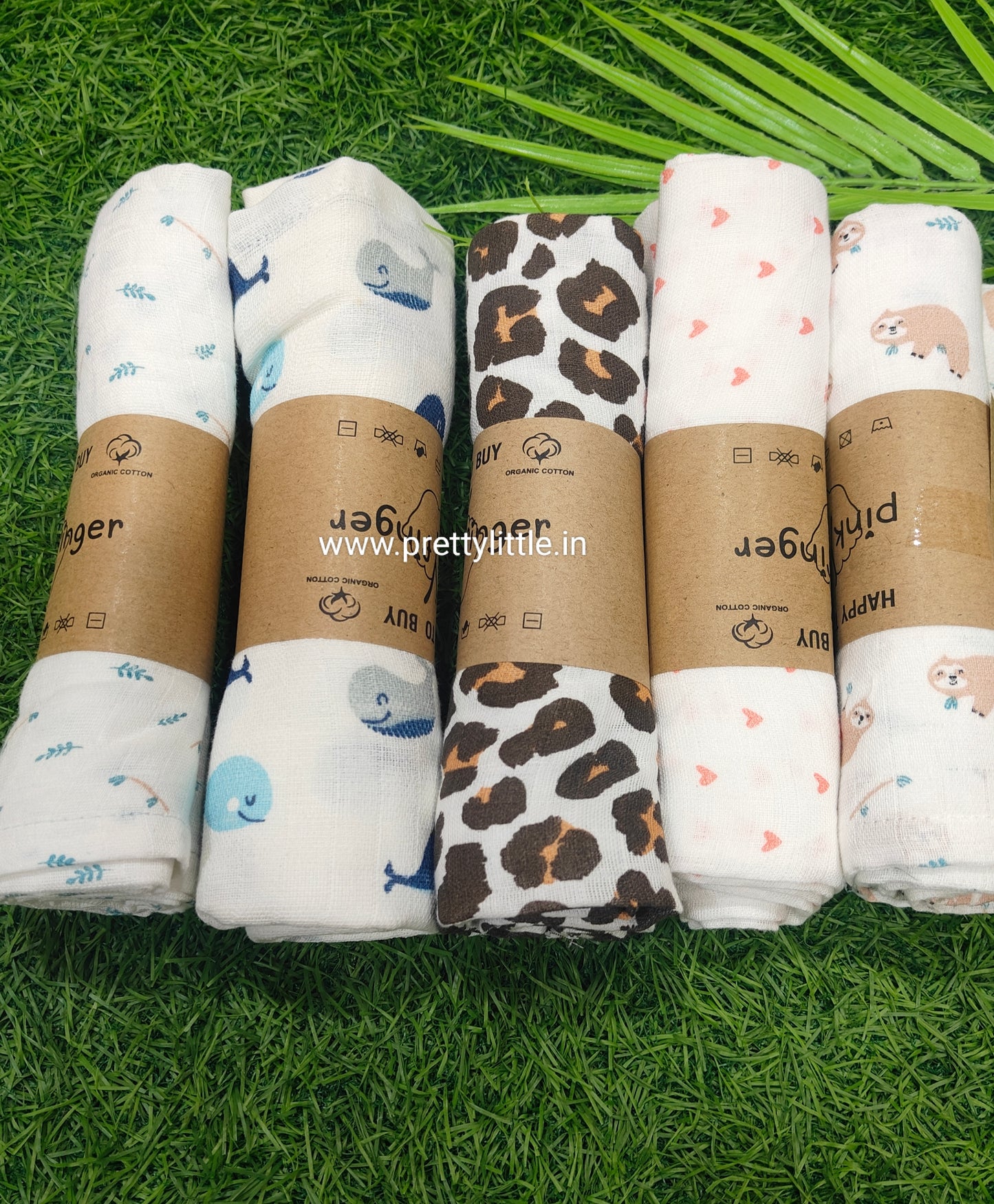 Premium Muslin Baby Towel Pack of 3 - Soft & Absorbent (Best 3 dispatched)