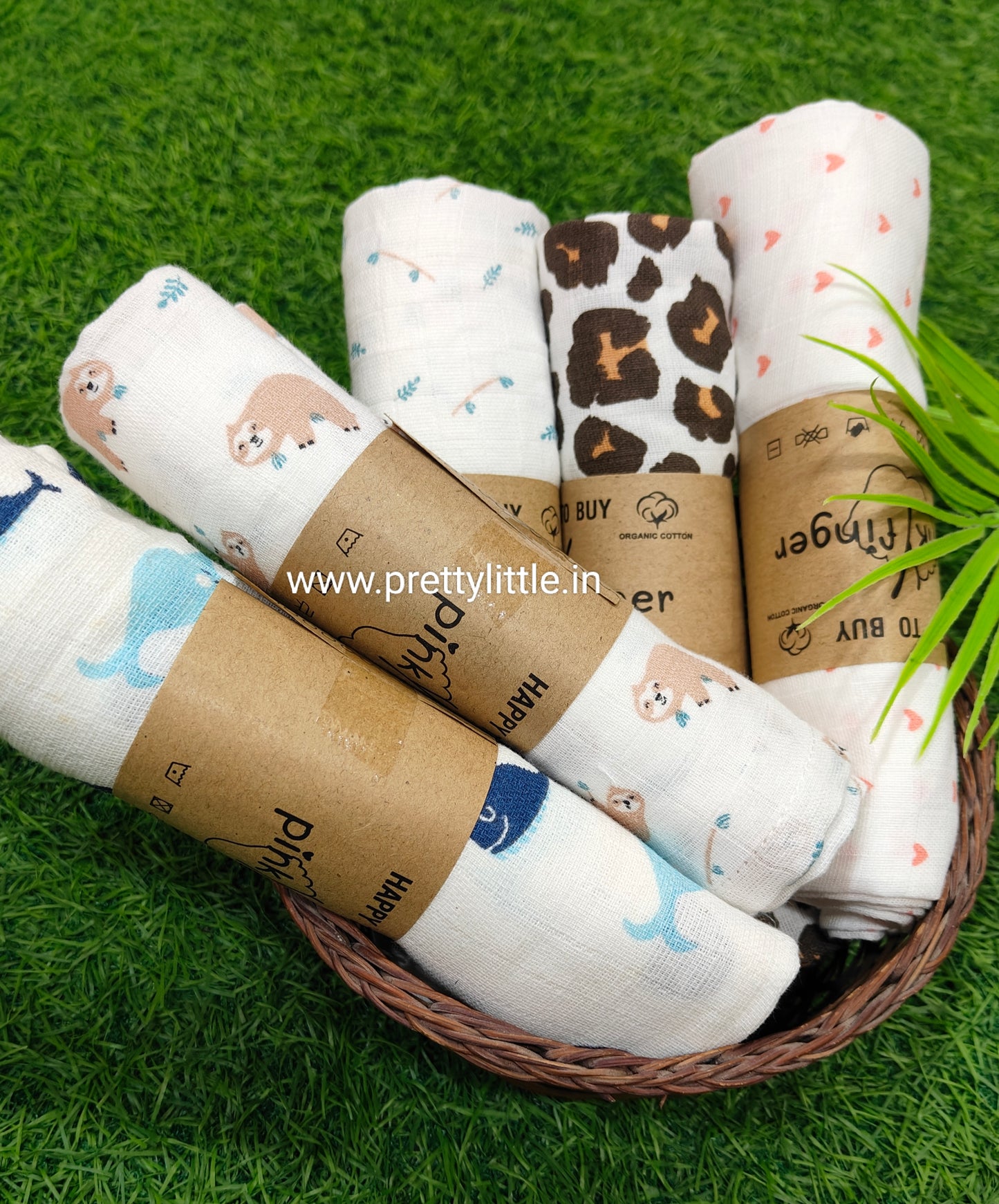 Premium Muslin Baby Towel Pack of 3 - Soft & Absorbent (Best 3 dispatched)