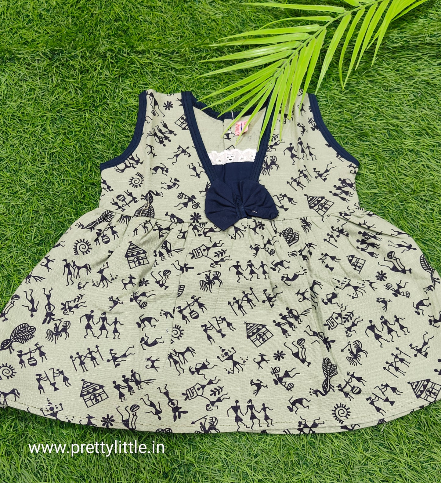 Combo summer Cotton v neck bow Frock – Stylish & Comfortable (best 3 dispatched)