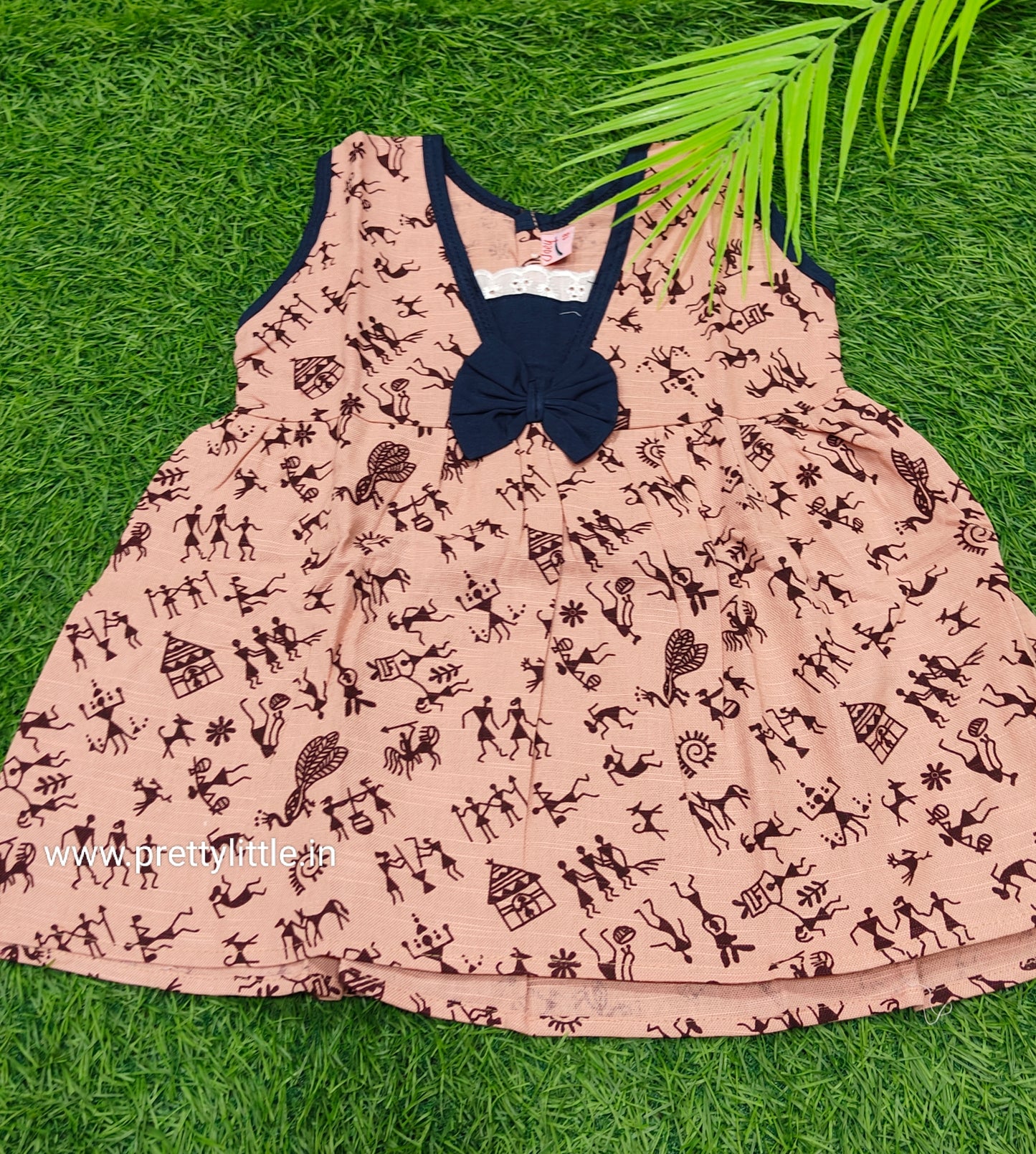 Combo summer Cotton v neck bow Frock – Stylish & Comfortable (best 3 dispatched)
