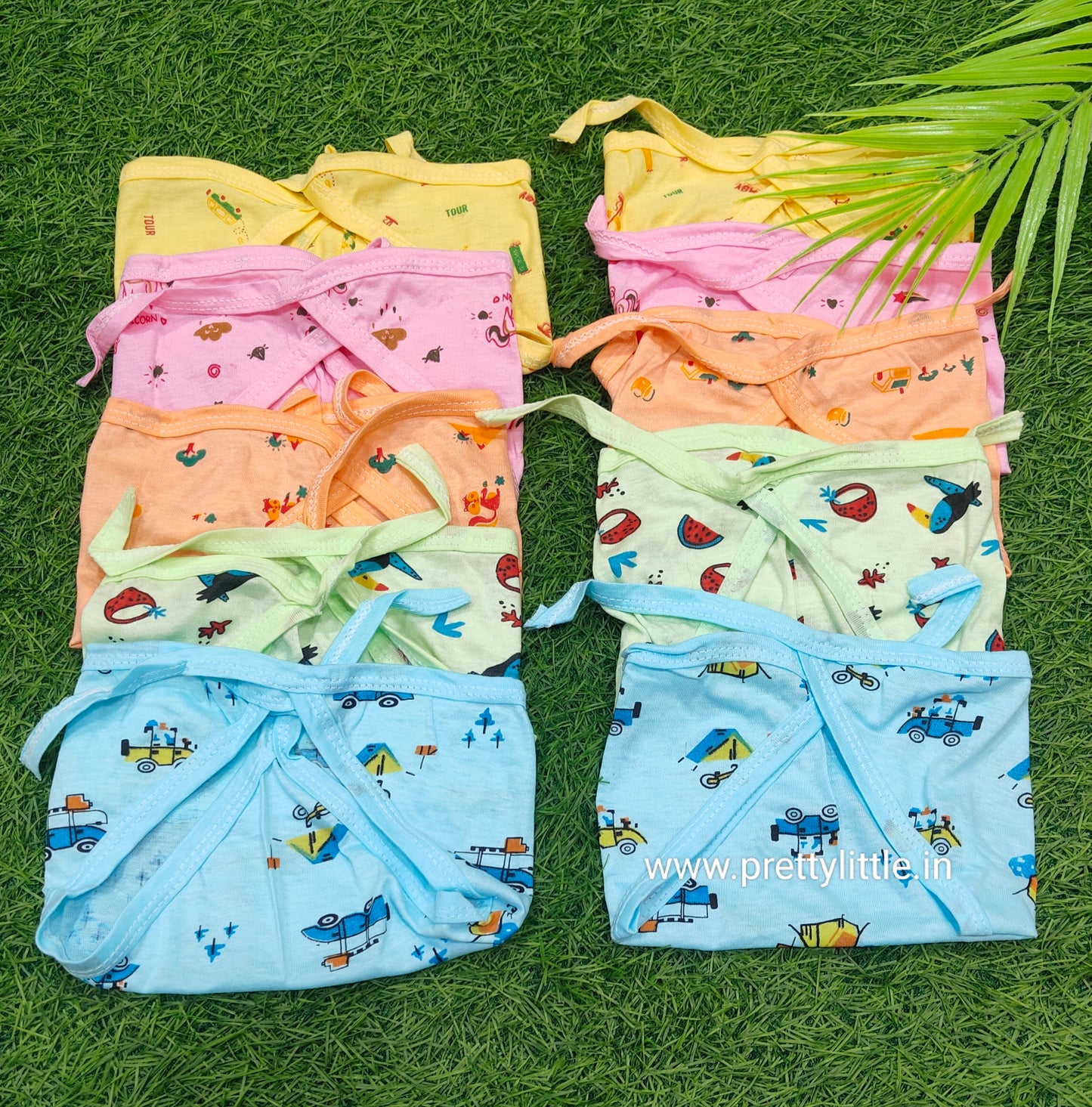 Pack of 10 V-Shape Langot Nappy – Soft & Comfortable for Babies