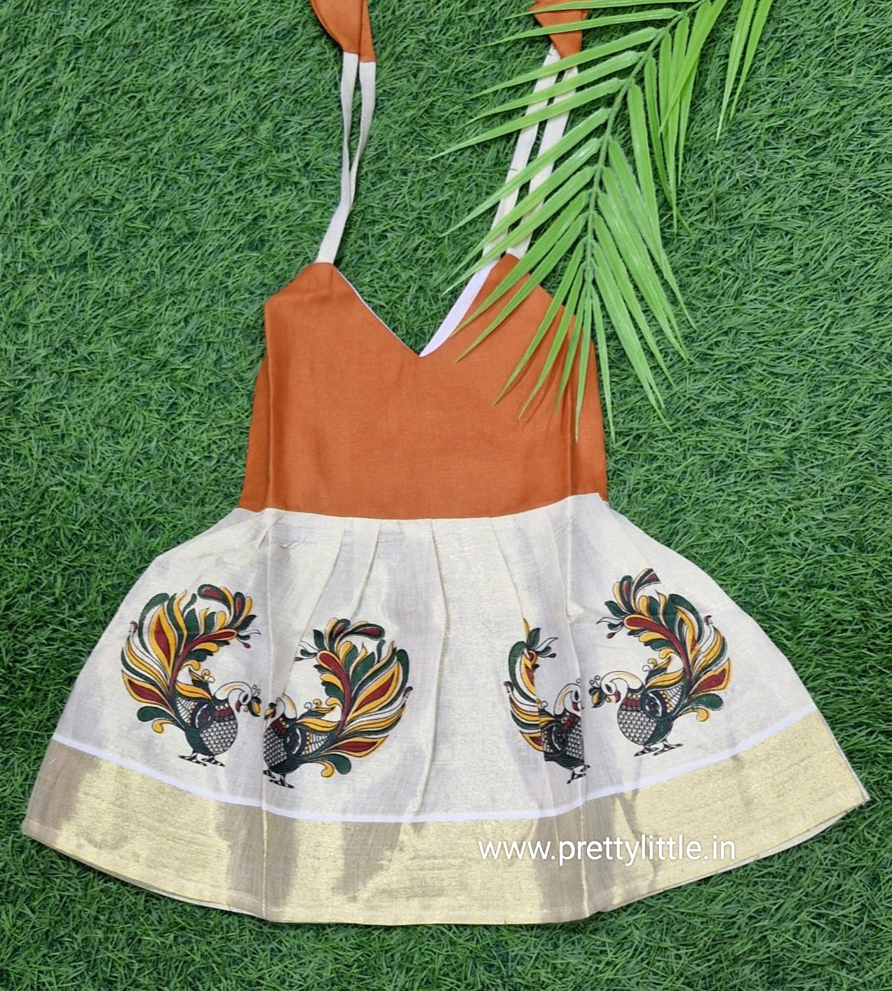 Kerala Model Frock for Baby Girls (0-8 Months)