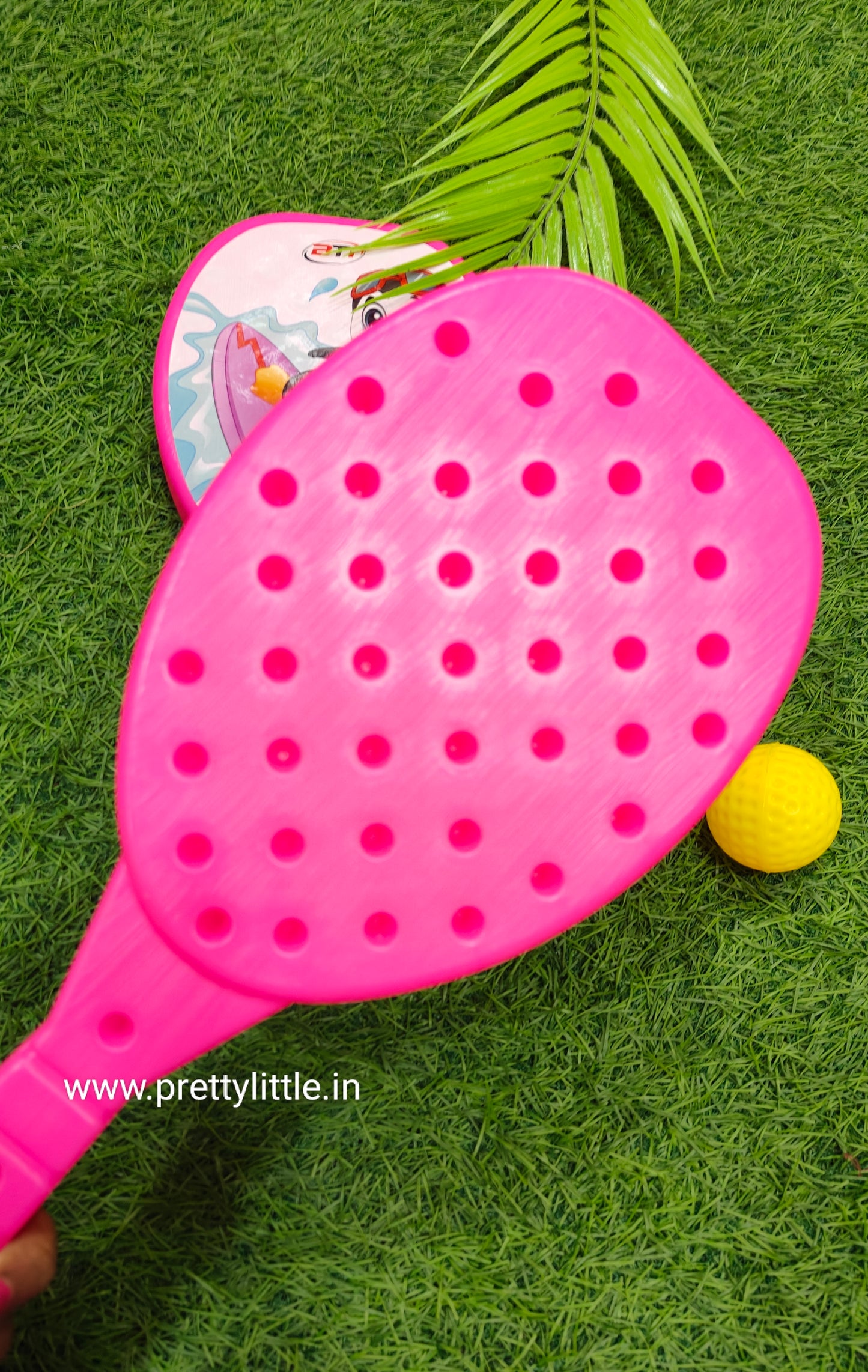 Cute Animal-Themed Kids' Paddle Bat Set (2 Bats + 2 Balls)