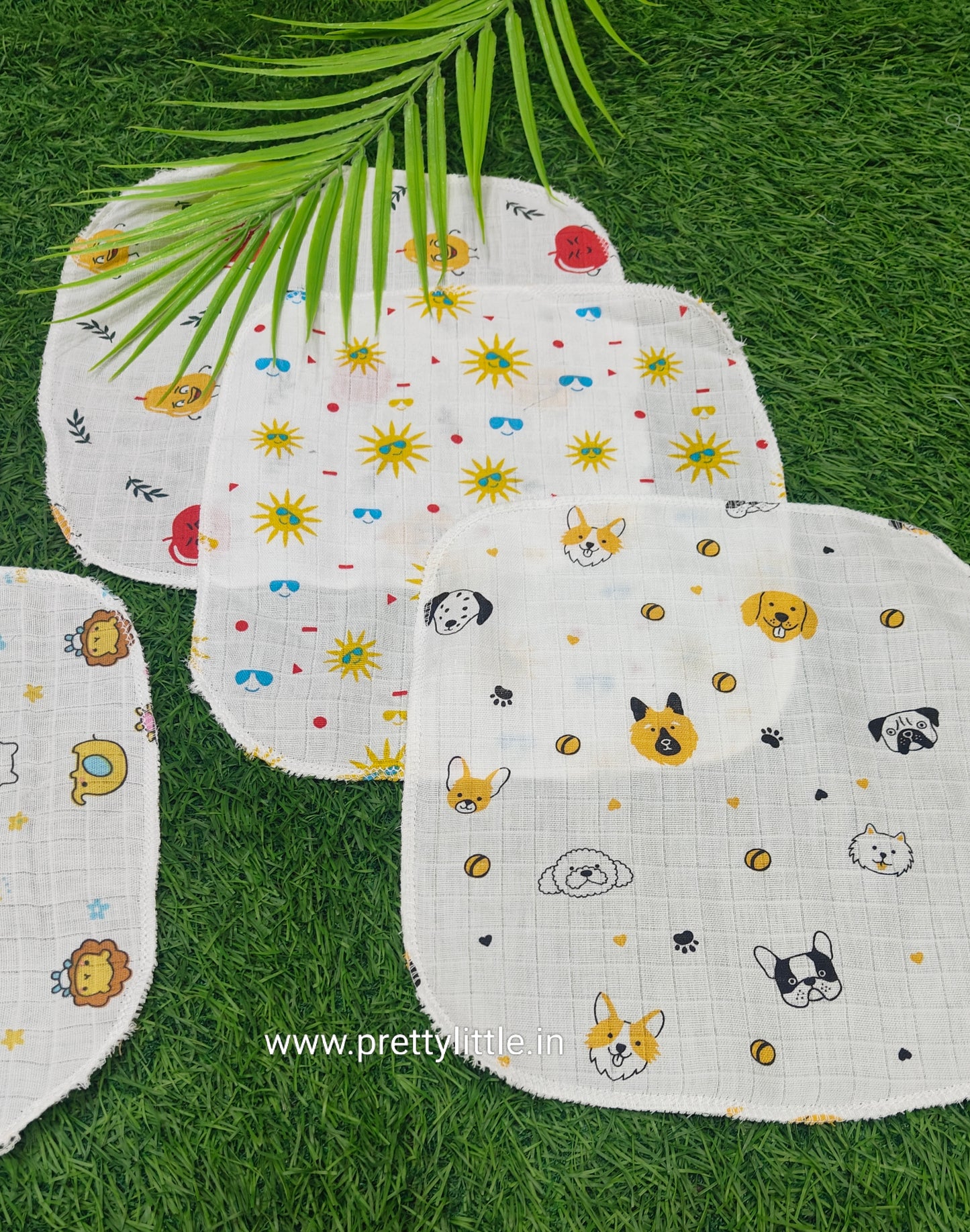 Pack of 6 Muslin Face Mouth Cloth