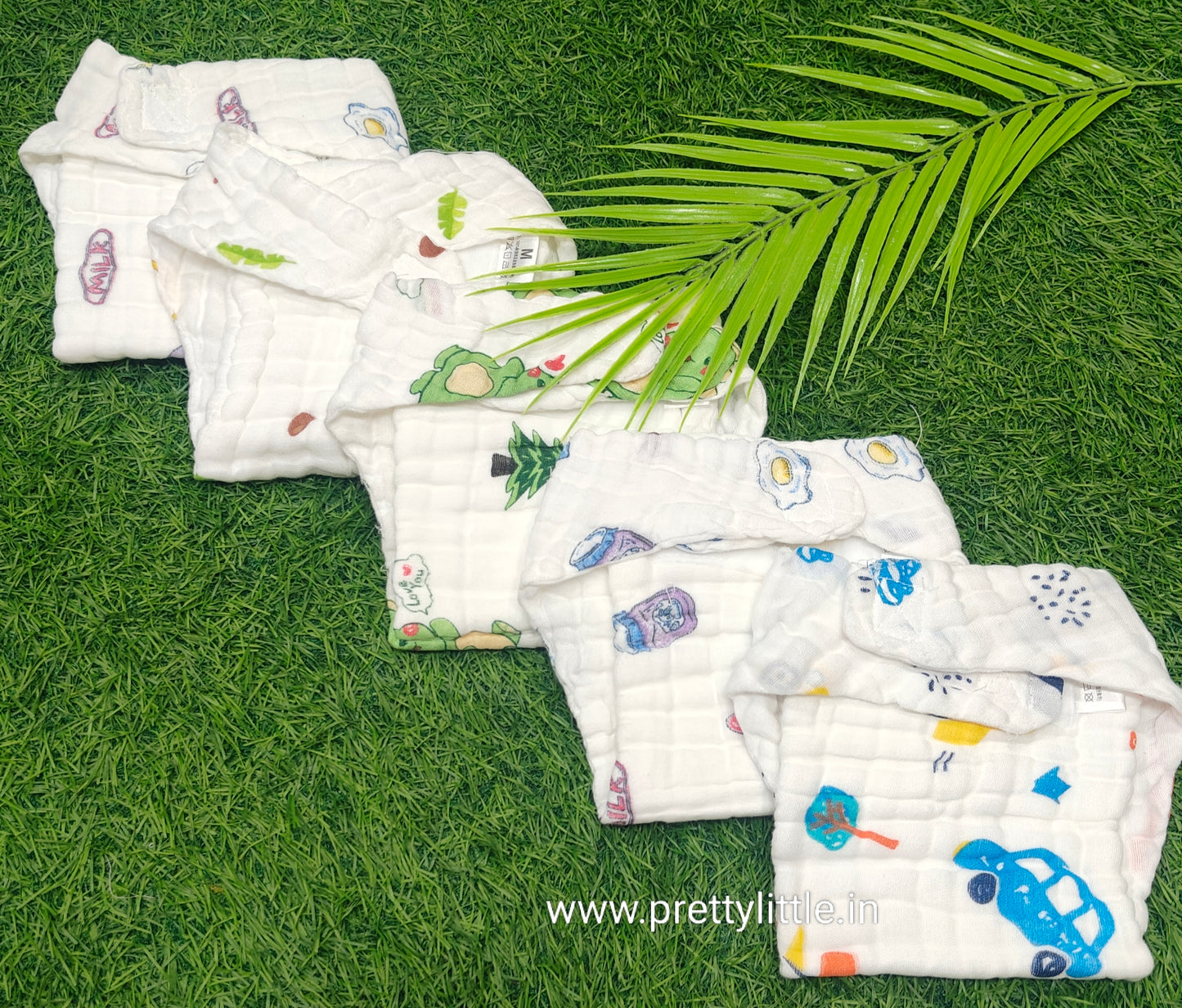 Muslin color Diaper Nappy Combo Pack (Set of 3) (best 3 dispatched )- Soft, Breathable, and Reusable