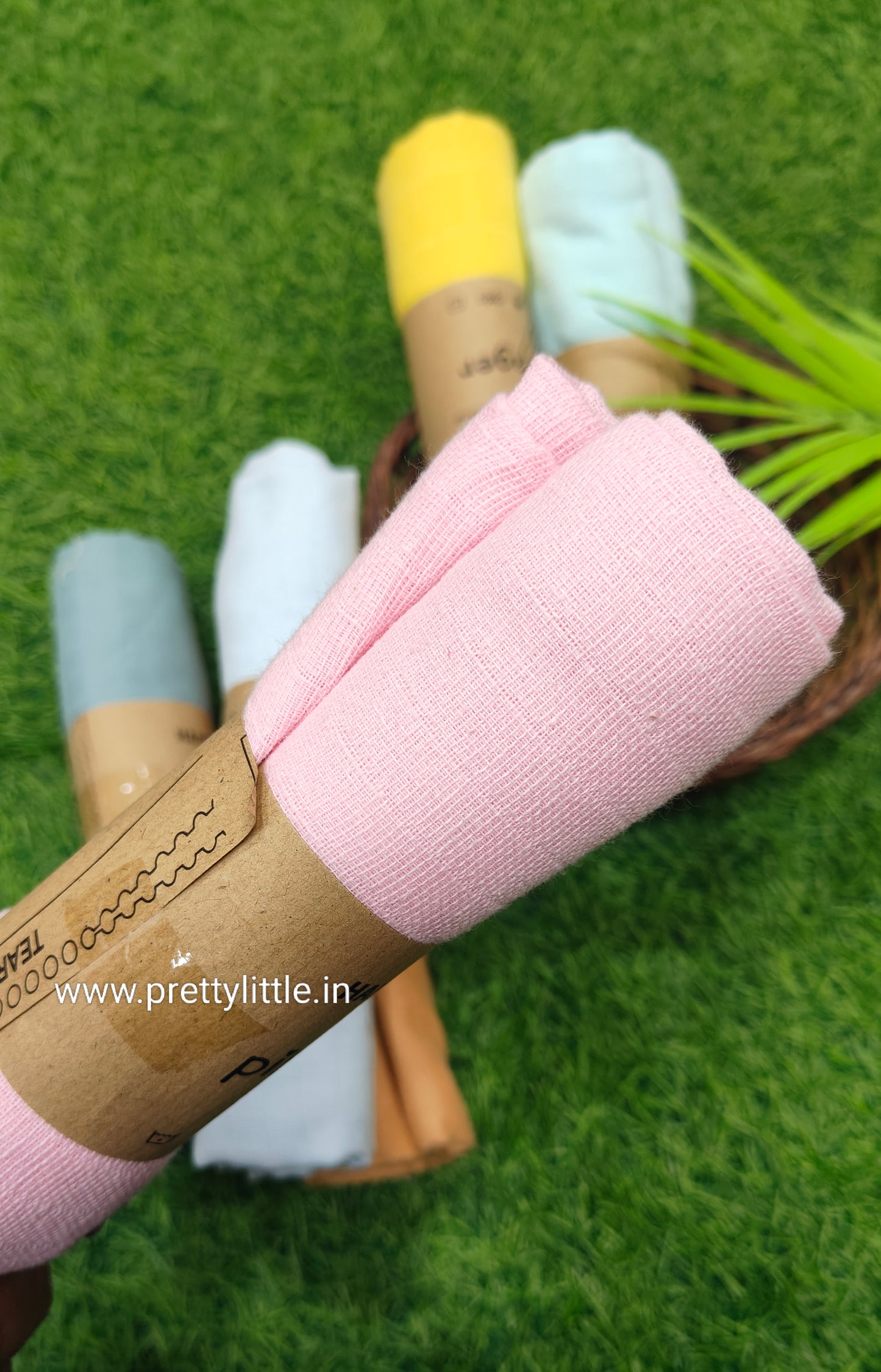 Premium Muslin Baby Towel Pack of 3 - Soft & Absorbent (Best 3 dispatched)