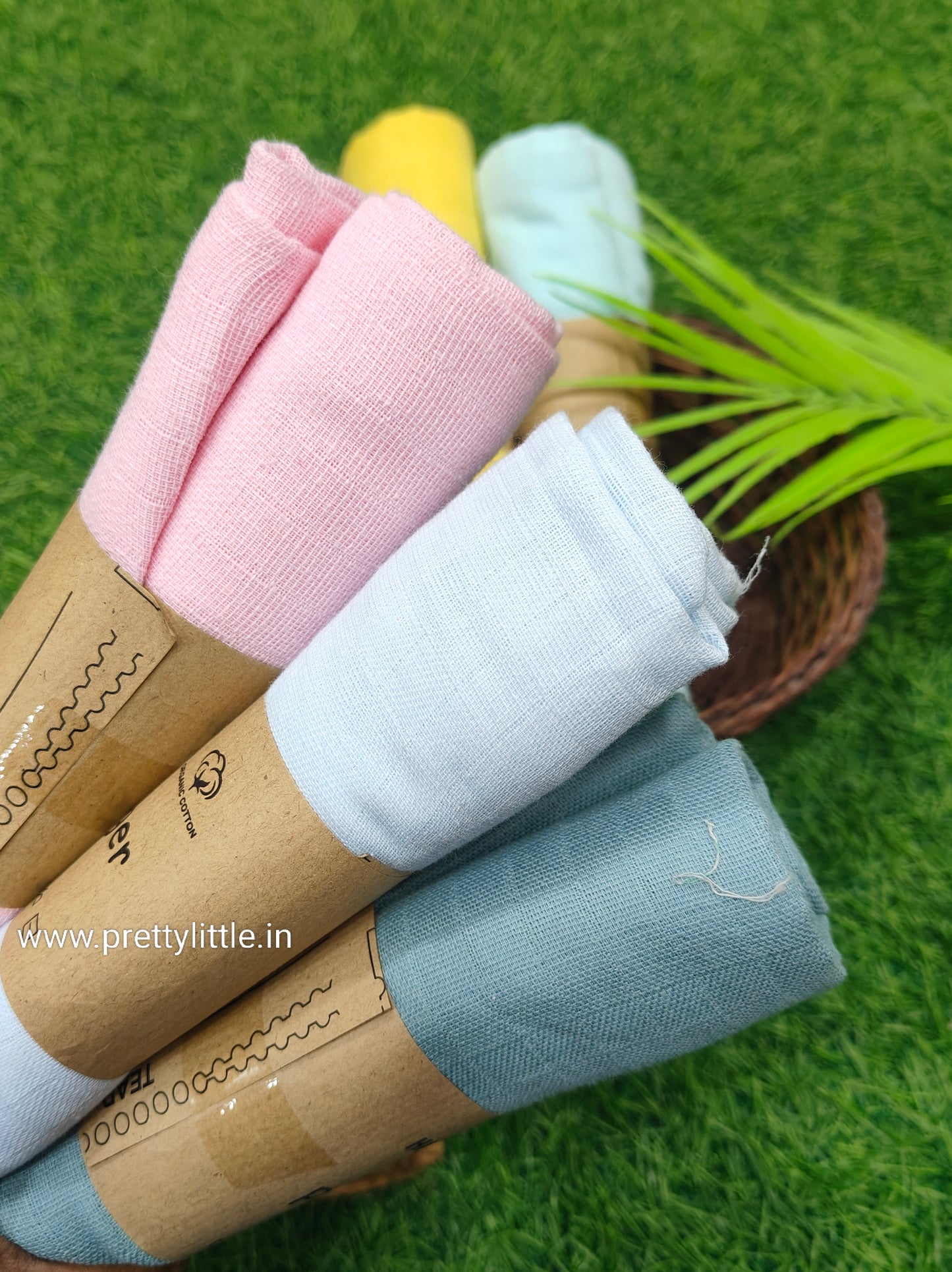 Premium Muslin Baby Towel Pack of 3 - Soft & Absorbent (Best 3 dispatched)