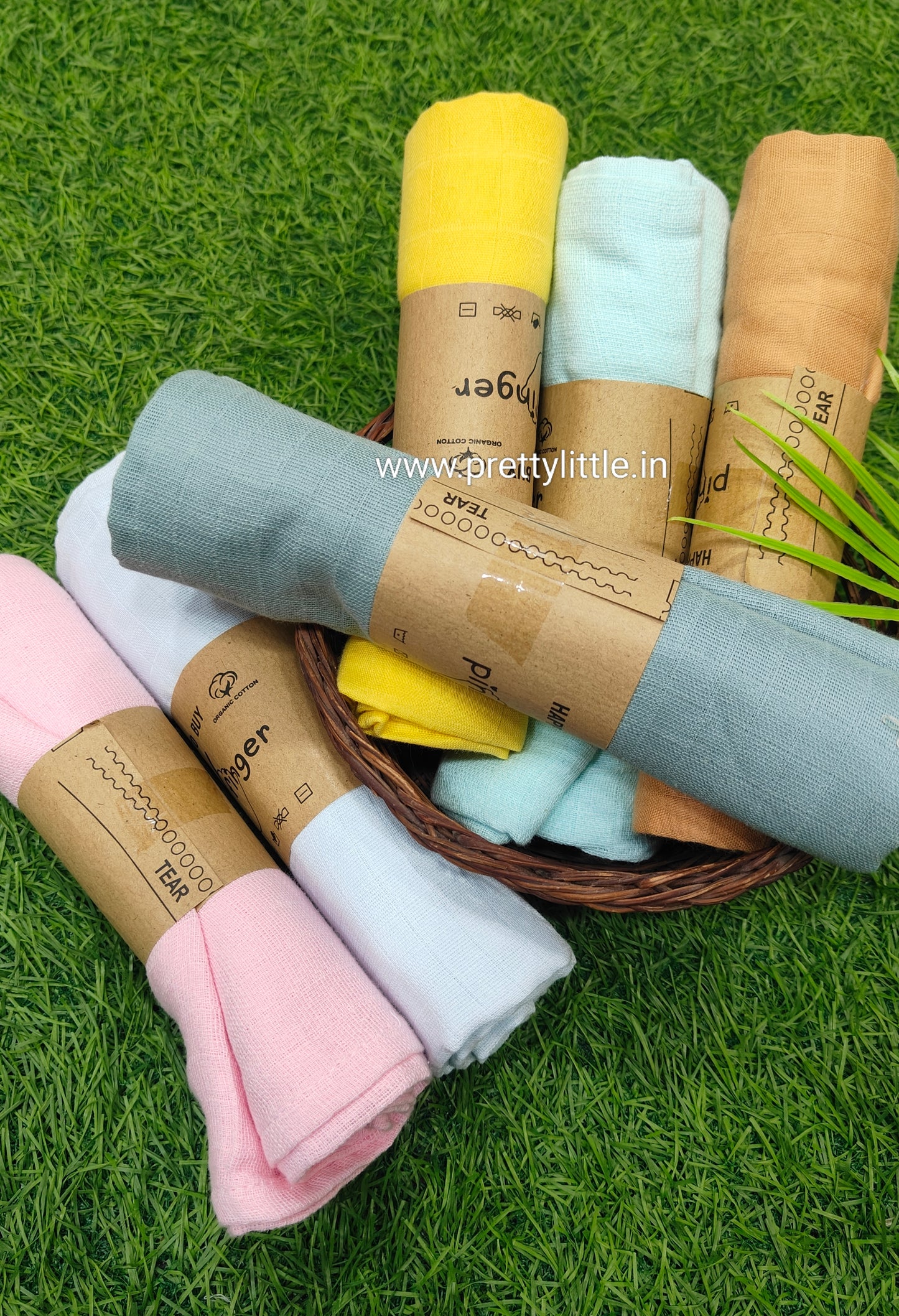 Premium Muslin Baby Towel Pack of 3 - Soft & Absorbent (Best 3 dispatched)
