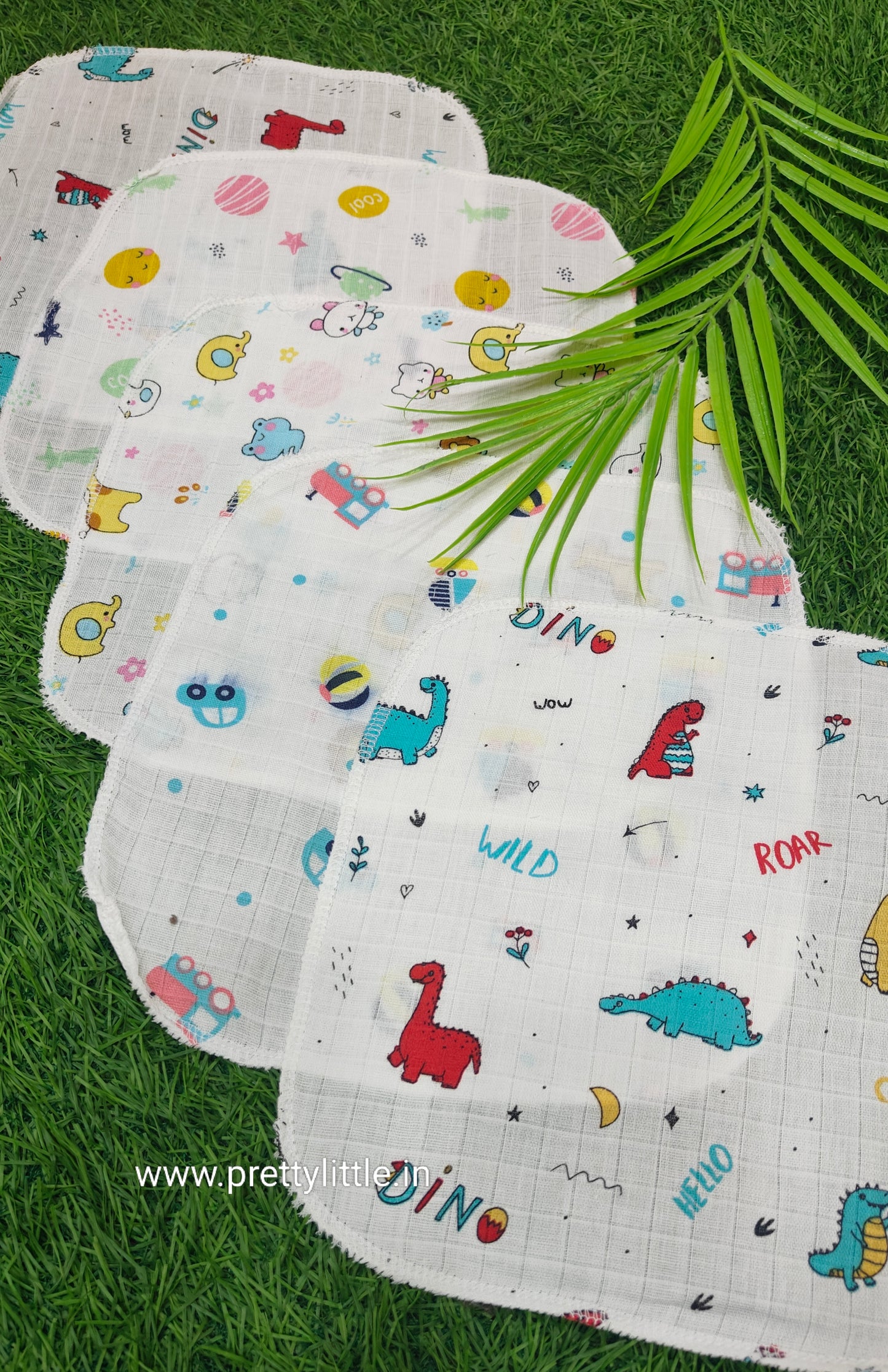Regular Muslin Cloth Nappy non padded Combo Pack (Set of 5) (best 5 dispatched )- Soft, Breathable, and Reusable
