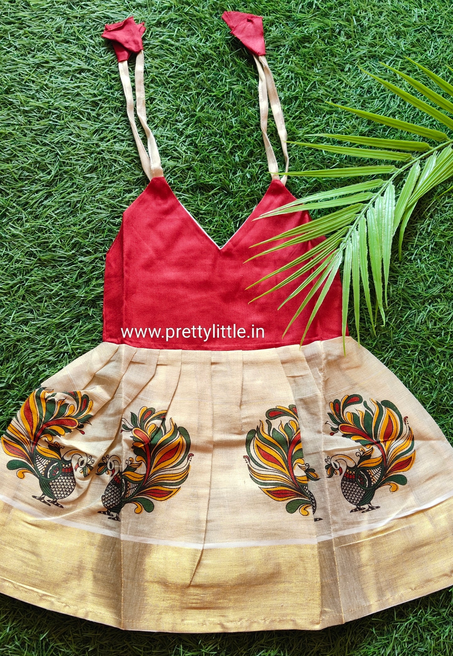 Kerala Model Frock for Baby Girls (0-8 Months)