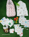 Premium Newborn Muslin Hospital Bag Muslin Melody Combo – 18-Piece Essentials Set