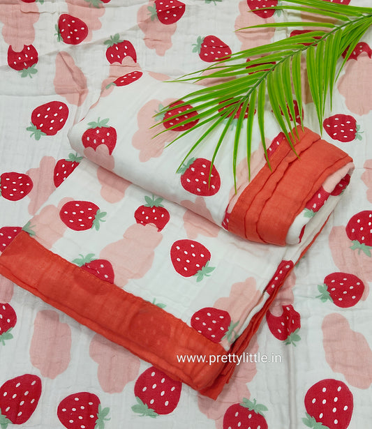 Soft 6-Layer Muslin Blanket(110*110cm) (best one dispatched)